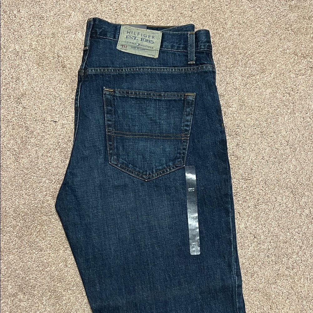 Tommy Hilfiger Men's Indigo Straight Jeans